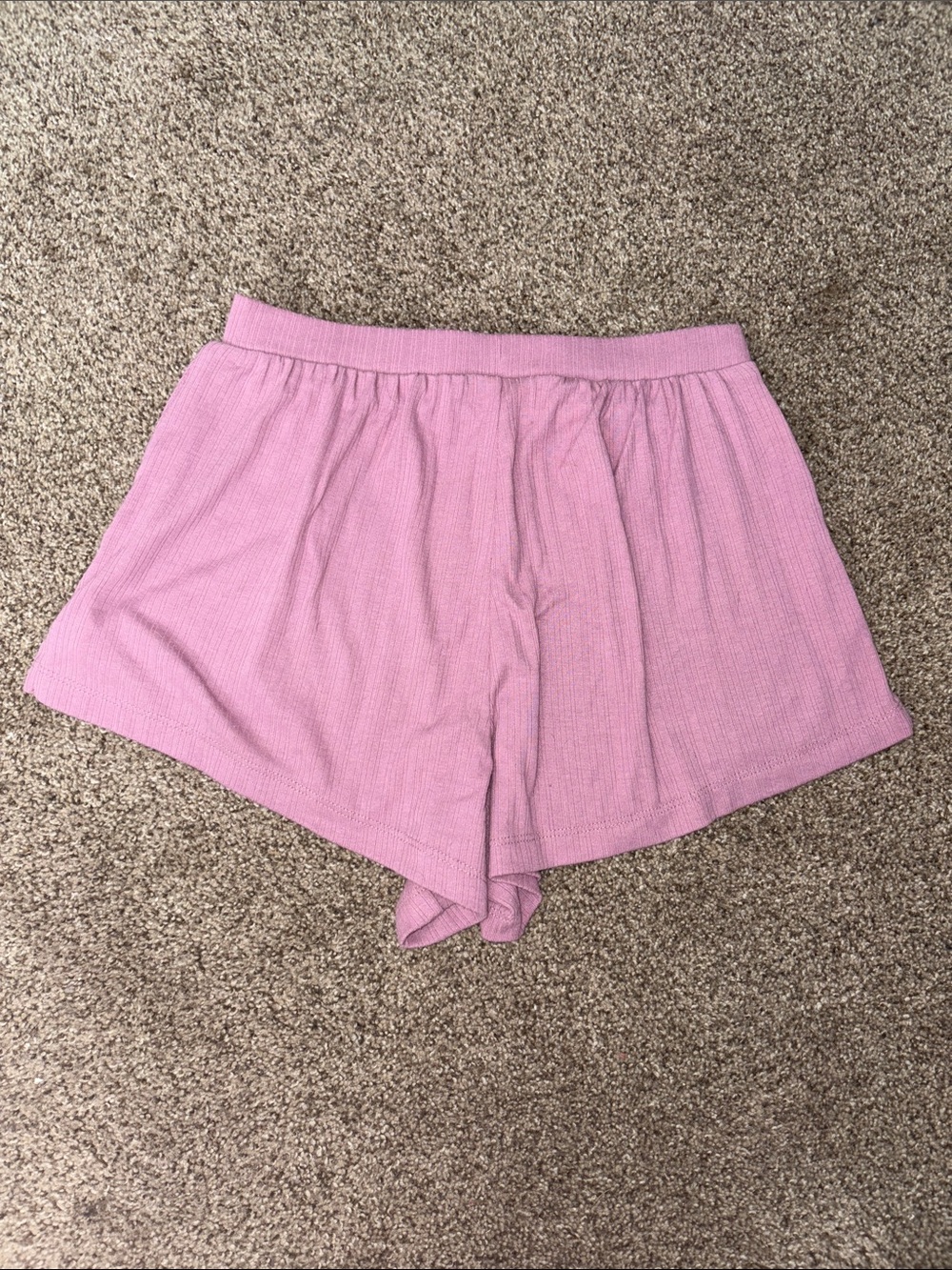 Auden Ribbed Tank & Short Set - Dusty Rose - Picture 6 of 8